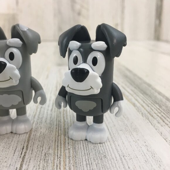 Bluey The Terriers 3 Pack School Friends Jo Dan Adam Figure Triplets Scottish - Picture 4 of 13